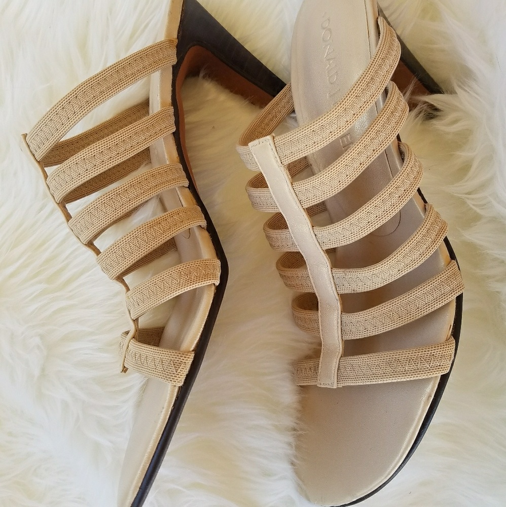 Donald J Pliner Vintage Strappy Heel Sandals